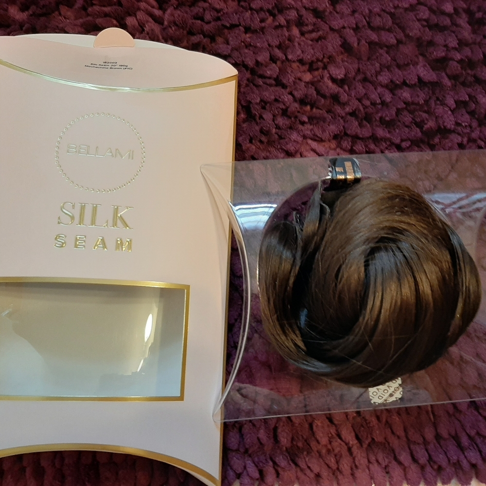 20 inch silk seam mochachino brown (1C)